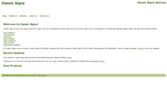 Desktop Screenshot of oneclassicsign.com
